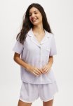 Cotton On Body Woven Ruffle Sleep Set - Thistle