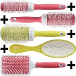 Olivia Garden Ceramic & Ion Thermal Haute Tropix Brush Set: 5 Brushes