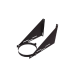 125 185 Mm Support Bracket Triangle Large Black