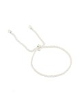 Silver Plated Simple Rope Toggle Bracelet