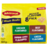 Assorted 2 Minute Noodles Packs 8 X 73G