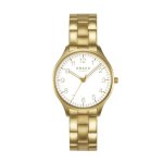 Falke Lille - Gold Pvd White Dial Watch V260LXGWSG-DAF