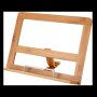 21.5 Cm Bamboo Cookbook Stand Adjustable Tilt Brown