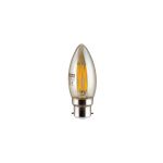 Eurolux - Warm White Amber LED Filament E14 4W Candle