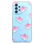 Cartoon Cherry Cake Slices Print Phone Case For Samsung A33 - Transparent