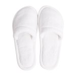 Club Classique Closed Toe Slippers - White / Medium