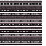 Sangoma - Setla Bocha Black maroon black-grey - 155 X 165 Cm