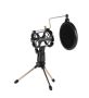 MINI Desktop Microphone Stand + Shock Mount MIC Holder