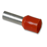 Bootlace Ferrule 35MM RED 50 WCV2350
