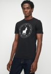 Polo Chris Type Printed Short Sleeve Tee - Black