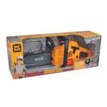 Chain Saw With Goggles