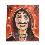 La Casa De Papel Money Heist Inspired Art Piece