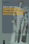 Hermeneutic Philosophies Of Social Science Hardcover