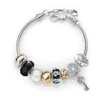 DESTINY Madison Black Bracelet With Swarovski Crystal
