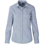 Ladies Long Sleeve Kenton Shirt Light Blue