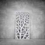 Laser Cut Screen - Design 051 - 2000 X 1000 X 20 Matt White Indoor
