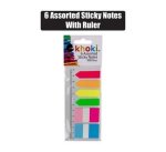 Note-pad Self-stick Arrow flap & Ruler