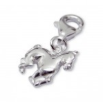 C21-C3115 - 925 Sterling Silver Horse Dangle Charm For Charm Bracelet