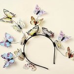 Flying Butterfly Headband Sweet Hair Band Women Headdress For Party Cosplay Costume Hair Accessories