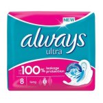 Always Ultra Thin Sanitary Pads 8 Pack