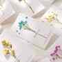 Handmade Real Dried Flower Greeting Cards 5 Pack