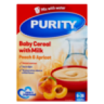 Purity Peach & Apricot Flavoured Baby Cereal With Milk 200G