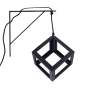 Cube Wall Light Black