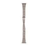 Thin Three-bead Steel Watch Strap - Apple Watch Series 4 To 6 44MM / Series Se And Se 3 44MM / Series 7 To 9 45MM Silver