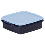 1 Litre Square Lunch Box Assorted Colours