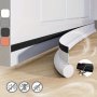 Adjustable Self-adhesive Door Draft Stopper - Soundproof Weatherproof Foam Seal Strip For Bottom Of Doors Easy Install Energy Saving Door Draft Stoppers For Bottom