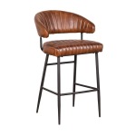 Buffalo Leather Comfort Luxe Stool