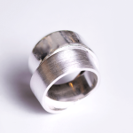 Bold Shabina 925 Sterling Silver Ring - 58 Silver