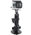 RAM Twist Lock Suction Cup Mount With Custom Gopro Hero Adapter