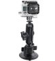 RAM Twist Lock Suction Cup Mount With Custom Gopro Hero Adapter