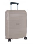CELLINI Safetech 4 Wheel 55CM Carry On Trolley Rock Brown