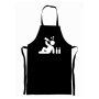 018 Custom Printed Black Apron