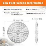 Coffee Accessories Espresso Puck Screen V2 0.8MM 58.5MM
