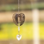 Crystal Suncatchers Angels And Fairies Assorted - Angel Wings