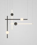 Escobar Black Large Suspension Light