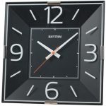 Rhythm Glass-printed Wall Clock 30 Cm X 30 Cm X 4.2 Cm