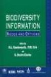 Biodiversity Information - Needs And Operations Hardcover