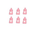 Baby Bottles Pink Pack Of 6