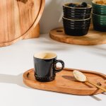 Casa Stoneware Espresso Mug Charcoal
