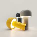 Shroom Portable And Rechargeable Lamp Black White Yellow - Blue