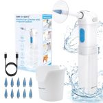 Bocoolife Ear Wax Removal Electric Ear Cleaning Kit Waterproof Cleaner 4 Water Pressure Modes Temperature Display Ear Irrigation