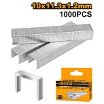 Ingco Staples 1.2X10MM 1000PCE STS0210 - Mica Online