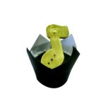 Fancy Flower Tulip Muffin Cup – Black