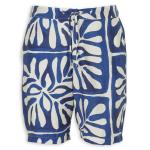 Blue Printed Shorts