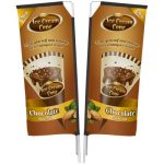 3M Legend Sublimated Telescopic Double-sided Flying Banner 1 Complete Unit
