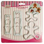 Gingerbread Man With Clothes Cutter